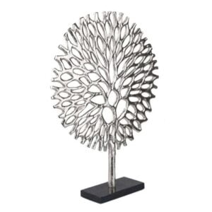 Dekoratif Ağaç Biblo Gümüş